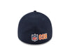 Chicago Bears 2021 New Era NFL Sideline Home C Logo Navy 39THIRTY Flex Hat - Pro League Sports Collectibles Inc.