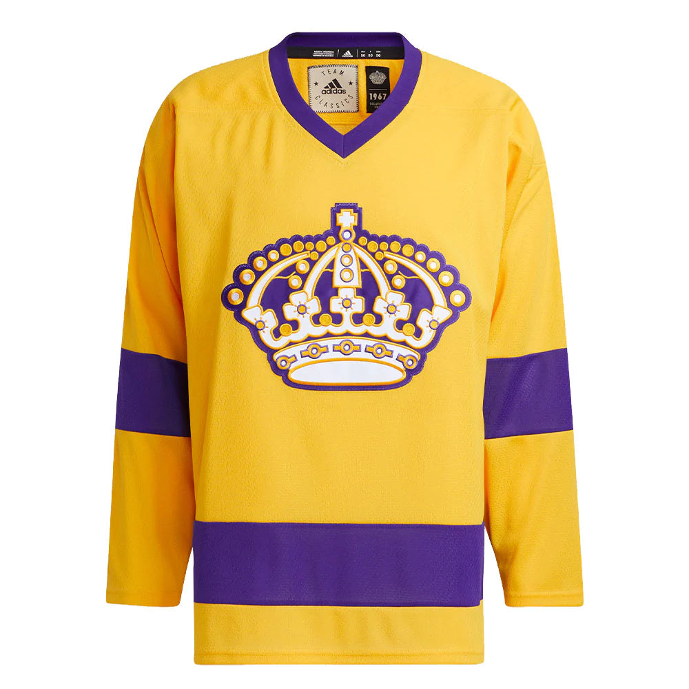 LA Kings 1967 Adidas Team Classics Authentic Jersey Yellow