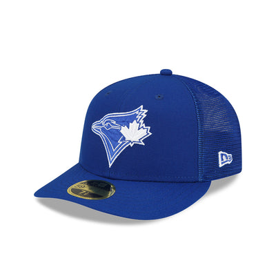 Toronto Blue Jays Low Profile Royal New Era 2022 Spring Training Patch - Mesh 59FIFTY Fitted Hat - Pro League Sports Collectibles Inc.