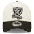 Las Vegas Raiders 2022 Sideline New Era Cream/Black - 39THIRTY 2-Tone Flex Hat