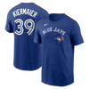 Toronto Blue Jays Kevin Kiermaier #39 Nike Royal Blue Name & Number T-Shirt - Pro League Sports Collectibles Inc.