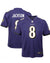 Youth Lamar Jackson #8 Purple Baltimore Ravens Nike - Game Jersey