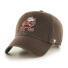 Cleveland Browns Legacy Brown Clean Up '47 Brand Adjustable Hat - Pro League Sports Collectibles Inc.