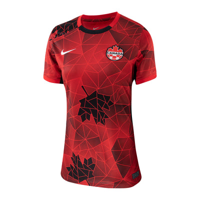 Women's Canada National Team 2023/24 Nike Home Replica Jersey - Red - Pro League Sports Collectibles Inc.