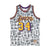 Shaquille O'Neal Los Angeles Lakers Mitchell & Ness Doodle 1996-97 Swingman White Jersey