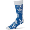 Toronto Maple Leafs - Wall To Wall All Over Print Socks - Pro League Sports Collectibles Inc.