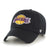 Los Angeles Lakers Black NBA 47 Brand Clean Up Adjustable Buckle Back Hat