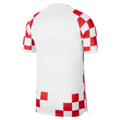 Croatia National Team World Cup 2022 Stadium Home Red White Nike Jersey - Pro League Sports Collectibles Inc.