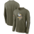 Minnesota Vikings Nike 2022 Salute To Service - Team Logo Long Sleeve T-Shirt - Olive