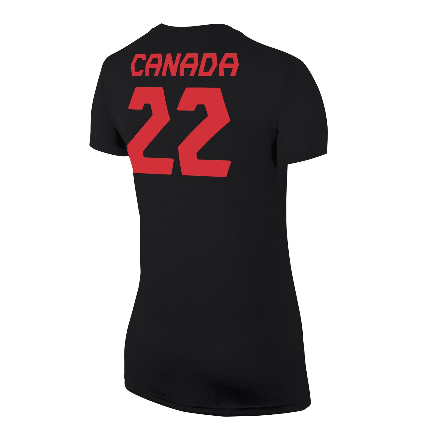 Women's Canada National Soccer Team Nike Oui Can Qualification Celebration Dri-Fit T-Shirt - Black - Pro League Sports Collectibles Inc.