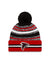 Atlanta Falcons New Era 2021 NFL Sideline - Sport Official Pom Cuffed Knit Hat - Red/Black