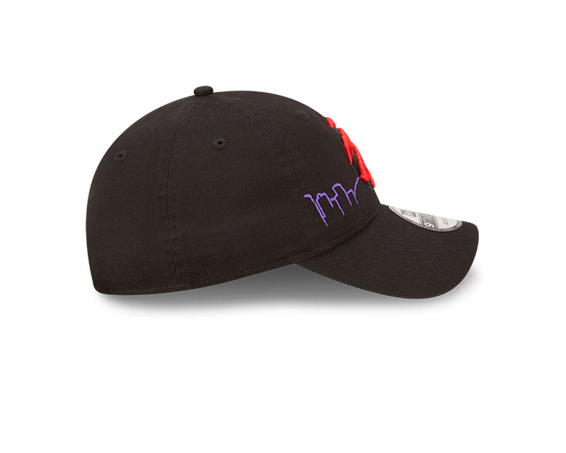 Toronto Raptors New Era Purple/Black 2022 Tip-Off 9TWENTY Adjustable Hat - Pro League Sports Collectibles Inc.