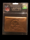 Pittsburgh Steelers NFL Trifold Leather Wallet - Pro League Sports Collectibles Inc.