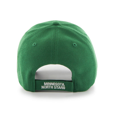 Minnesota North Stars Vintage Green 47 Brand MVP Basic Adjustable Hat - Pro League Sports Collectibles Inc.