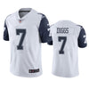 Trevon Diggs #7 Dallas Cowboys White Double Star Alternate 2 Vapor Nike Limited Jersey - Pro League Sports Collectibles Inc.