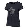 Women’s Toronto Maple Leafs 47 Brand Logo T-Shirt - Pro League Sports Collectibles Inc.