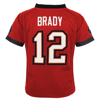 Toddler Tom Brady Red Tampa Bay Buccaneers Nike - Game Jersey - Pro League Sports Collectibles Inc.