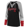 Women’s Toronto Raptors 47 Brand Black Break Away Lace Up Long Sleeve Shirt - Pro League Sports Collectibles Inc.