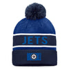Winnipeg Jets  Fanatics Branded Blue 2022 NHL Draft - Authentic Pro Cuffed Knit Toque with Pom - Pro League Sports Collectibles Inc.
