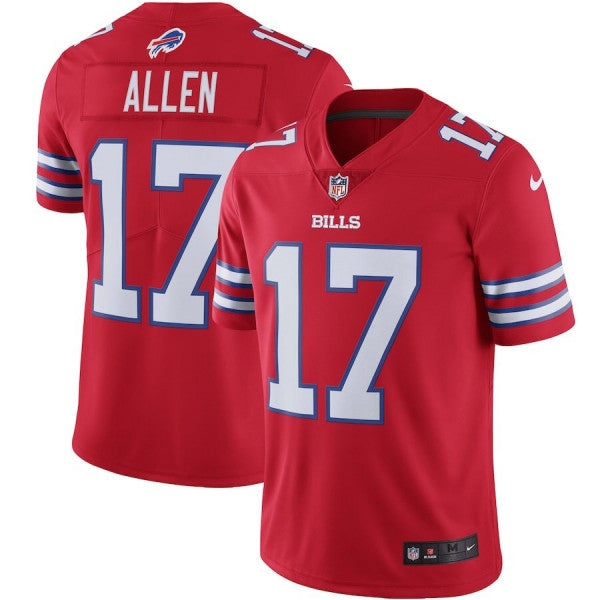 Josh Allen Red Alternate Buffalo Bills Nike Vapor F.U.S.E. Player Limited Jersey - Pro League Sports Collectibles Inc.