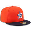 Houston Astros New Era Orange/Navy Authentic Collection On-Field 59FIFTY Alt Fitted Hat - Pro League Sports Collectibles Inc.