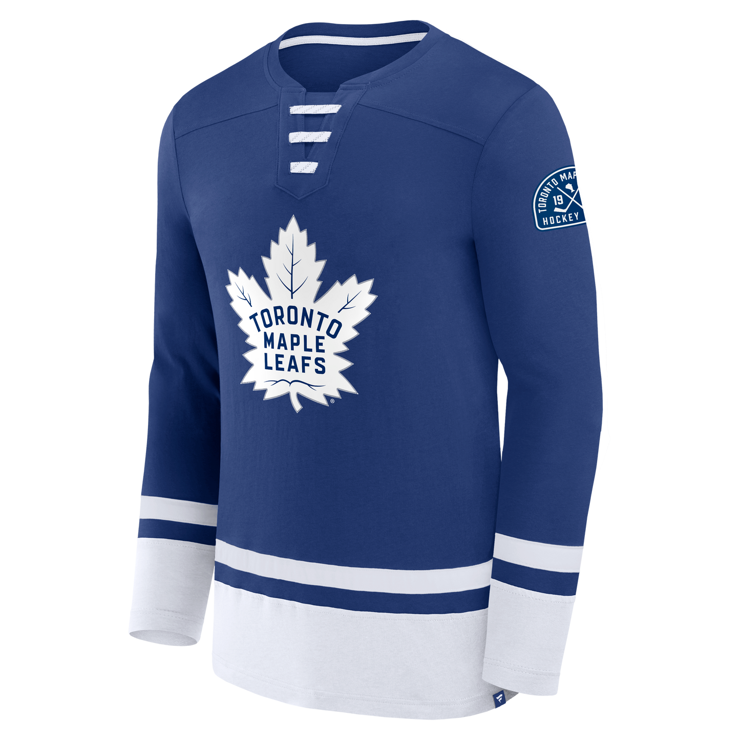 Toronto Maple Leafs Fanatics Blue Inside Line Fleece Pullover Hoodie