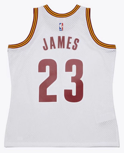 LeBron James #23 Cleveland Cavaliers Mitchell & Ness 2015-16 Hardwood Classics Swingman Throwback Home Jersey - White