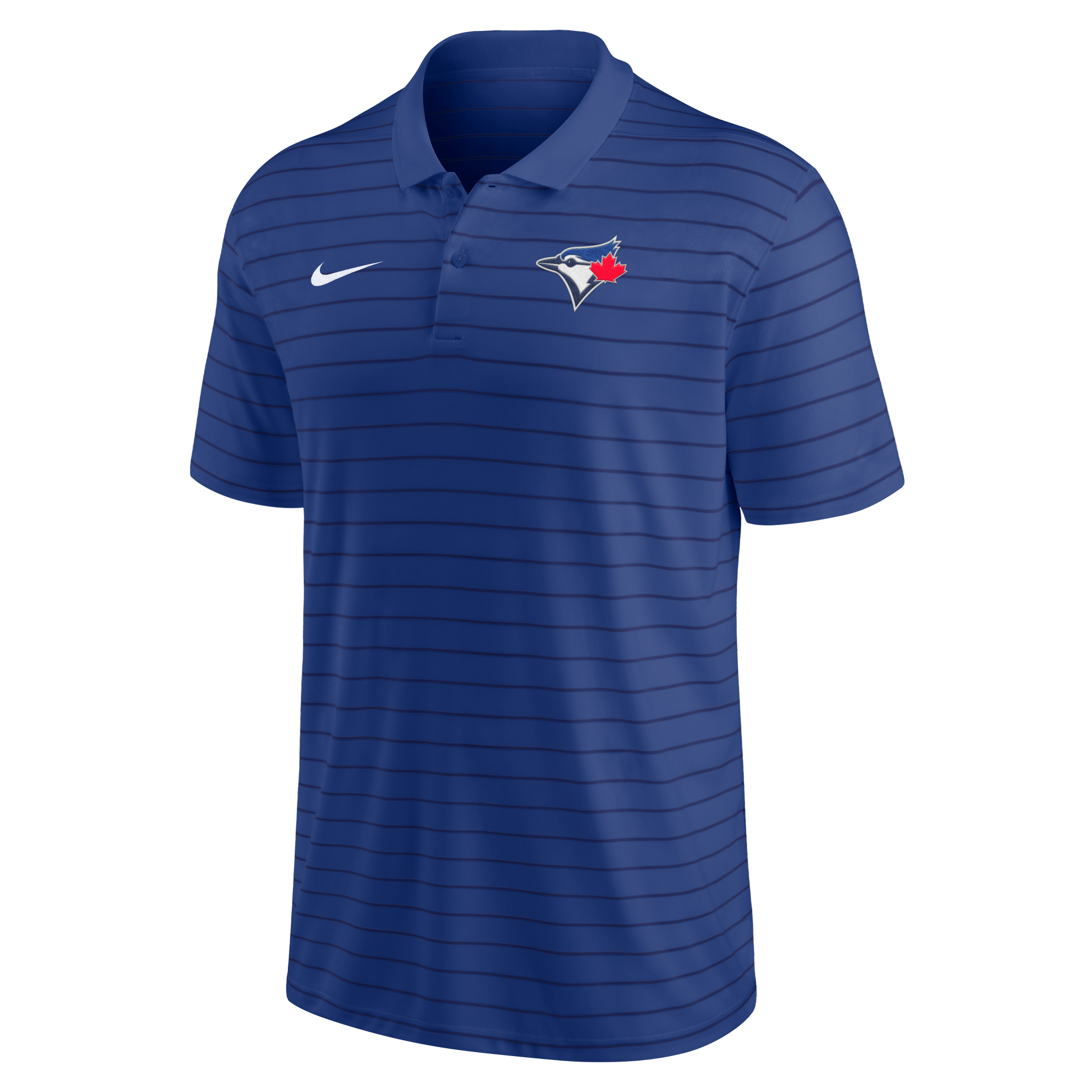 Toronto Blue Jays Nike Royal Authentic Collection Victory Performance Striped Polo - Pro League Sports Collectibles Inc.