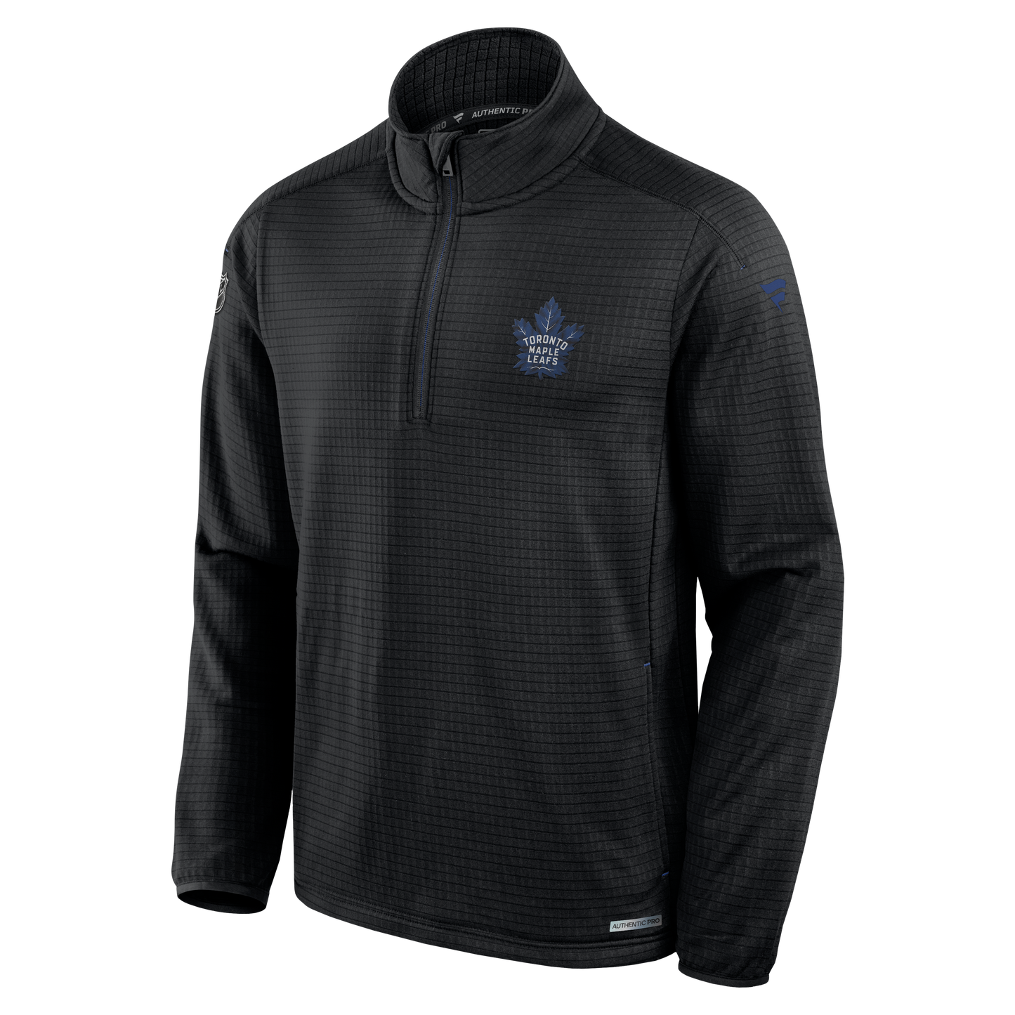 Toronto Maple Leafs Fanatics Branded Authentic Pro Black - 1/4 Zip - Pro League Sports Collectibles Inc.