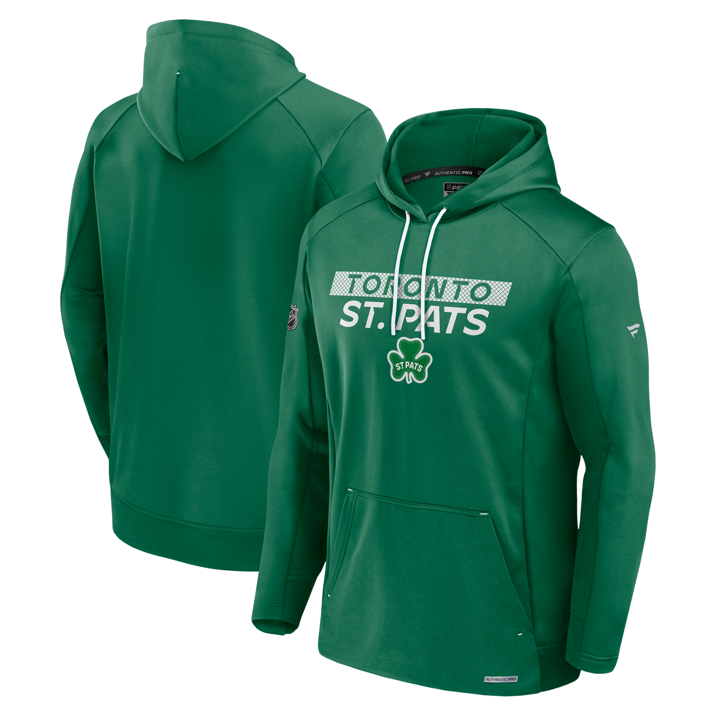 Toronto St. Pats Fanatics Branded Authentic Pro Green - Pullover Hoodie - Pro League Sports Collectibles Inc.