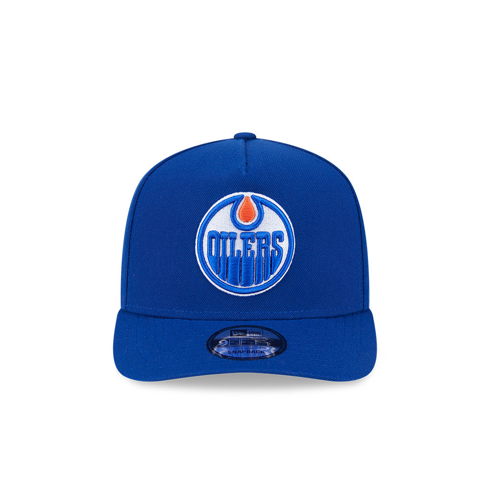 Edmonton Oilers NHL New Era Men's 9FIfty A-Frame Snapback