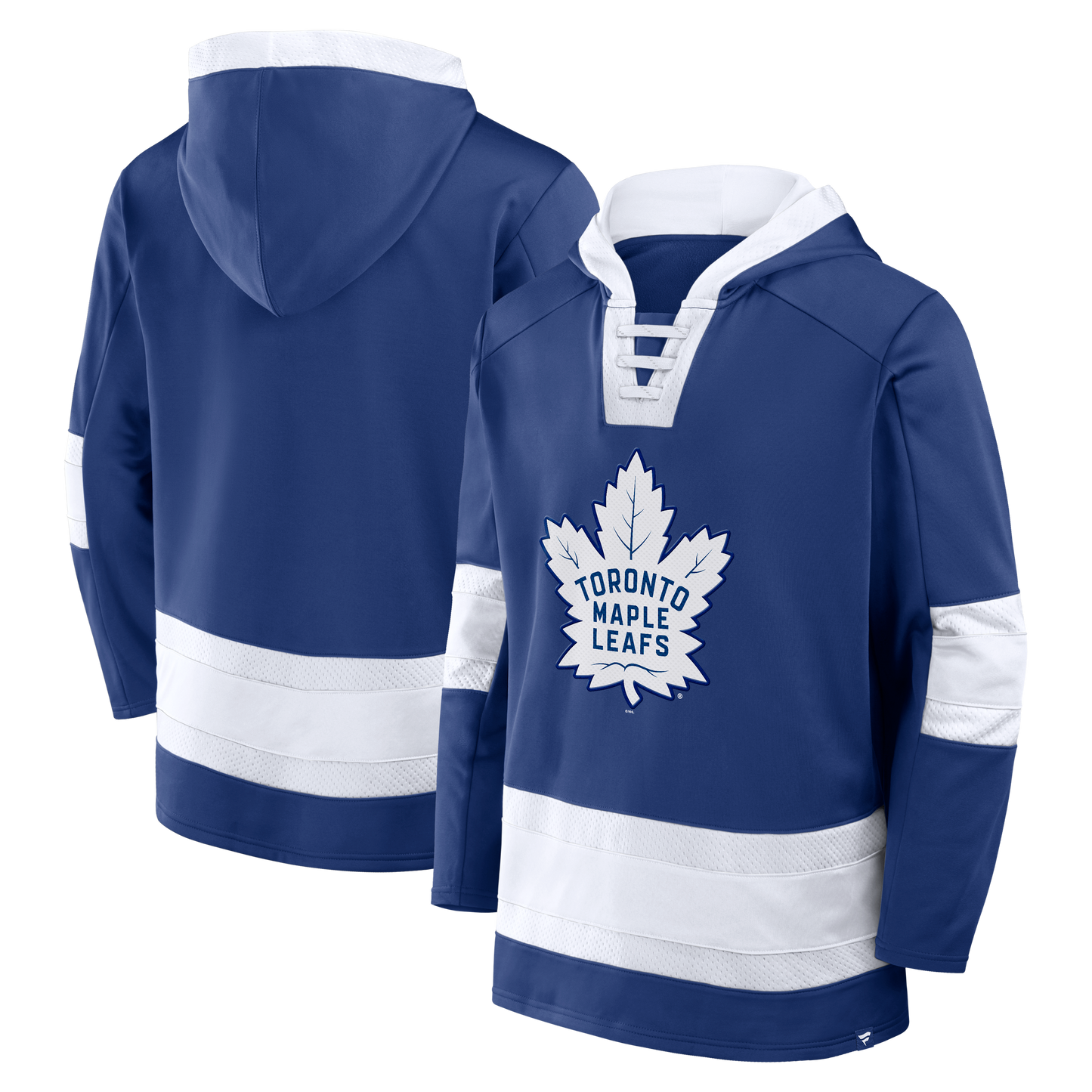 Toronto Maple Leafs Fanatics High Point Lace-Up Long Sleeve