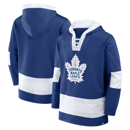 Toronto Maple Leafs Fanatics High Point Lace-Up Long Sleeve