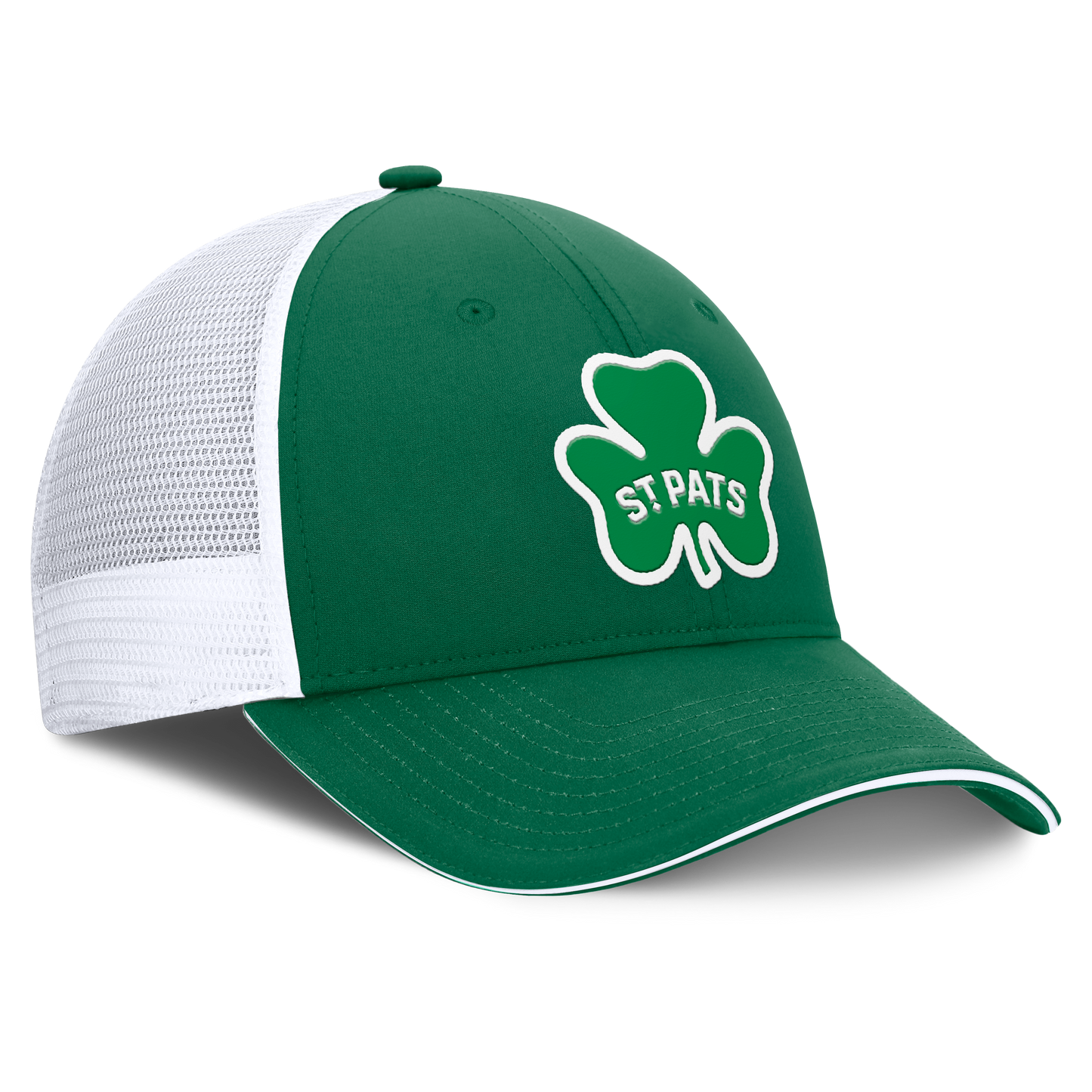 Toronto St Pats Fanatics Authentic Pro Trucker Adjustable Cap - Kelly Green/White