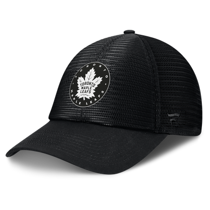 Toronto Maple Leafs Fanatics Black Sin Bin Mesh Adjustable Hat