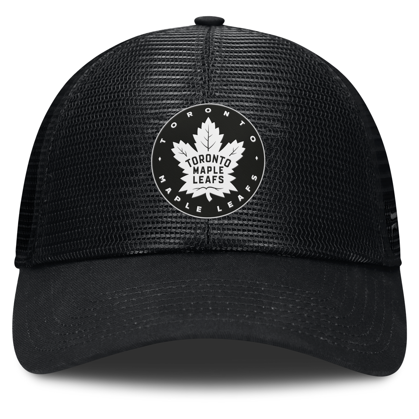 Toronto Maple Leafs Fanatics Black Sin Bin Mesh Adjustable Hat