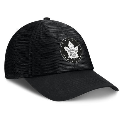 Toronto Maple Leafs Fanatics Black Sin Bin Mesh Adjustable Hat