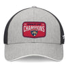 Florida Panthers Fanatics Branded Grey 2024 Stanley Cup Champions - Locker Room Mesh back Adjustable Hat