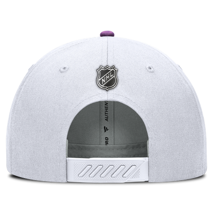 Toronto Maple Leafs Fanatics NHL Fights Cancer Adjustable Cap – White/Lavender