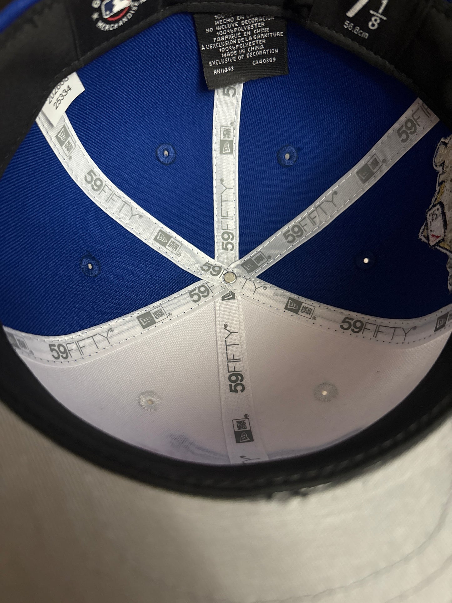 Toronto Blue Jays New Era White Front Alternate 3 - 2025 World Series 59FIFTY Fitted Hat with Embroidered WS