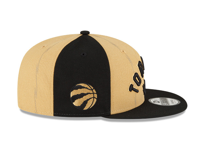 Youth Toronto Raptors New Era City Edition 23/24 9Fifty Snapback- Tan/Black