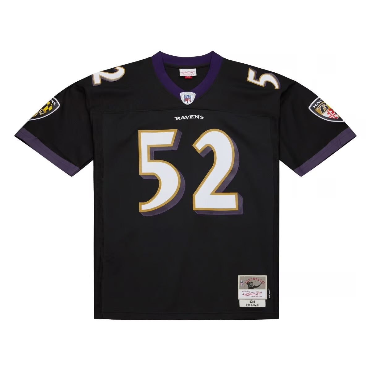Ray Lewis #52 Baltimore Ravens 1994 Mitchell & Ness Retired Legacy Jersey - Black