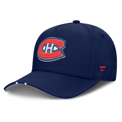 Montreal Canadiens Fanatics 2025 NHL Draft Authentic Pro On-Stage Podium A-Frame Adjustable Hat