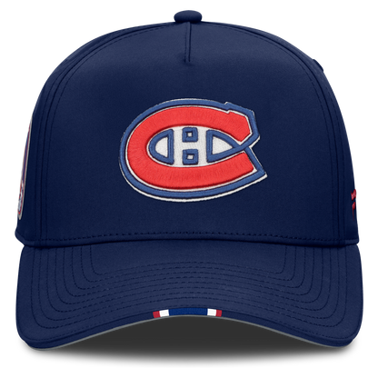 Montreal Canadiens Fanatics 2025 NHL Draft Authentic Pro On-Stage Podium A-Frame Adjustable Hat