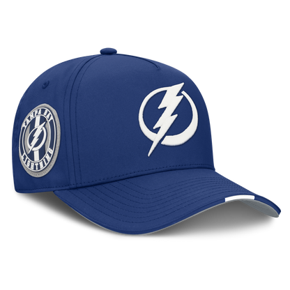 Tampa Bay Lightning Fanatics 2025 NHL Draft Authentic Pro On-Stage Podium A-Frame Adjustable Hat