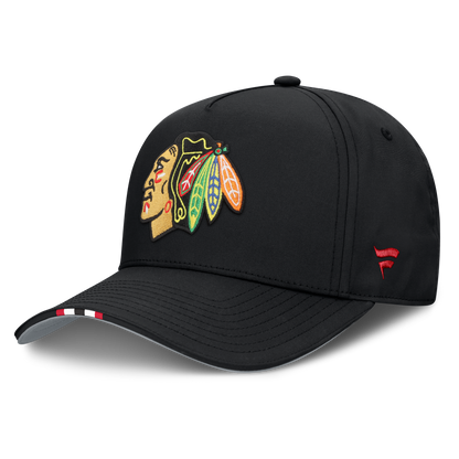 Chicago Blackhawks Fanatics 2025 NHL Draft Authentic Pro On-Stage Podium A-Frame Adjustable Hat