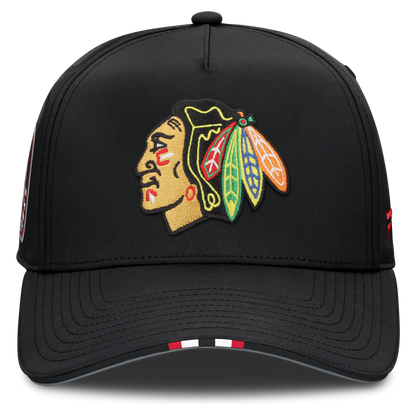 Chicago Blackhawks Fanatics 2025 NHL Draft Authentic Pro On-Stage Podium A-Frame Adjustable Hat