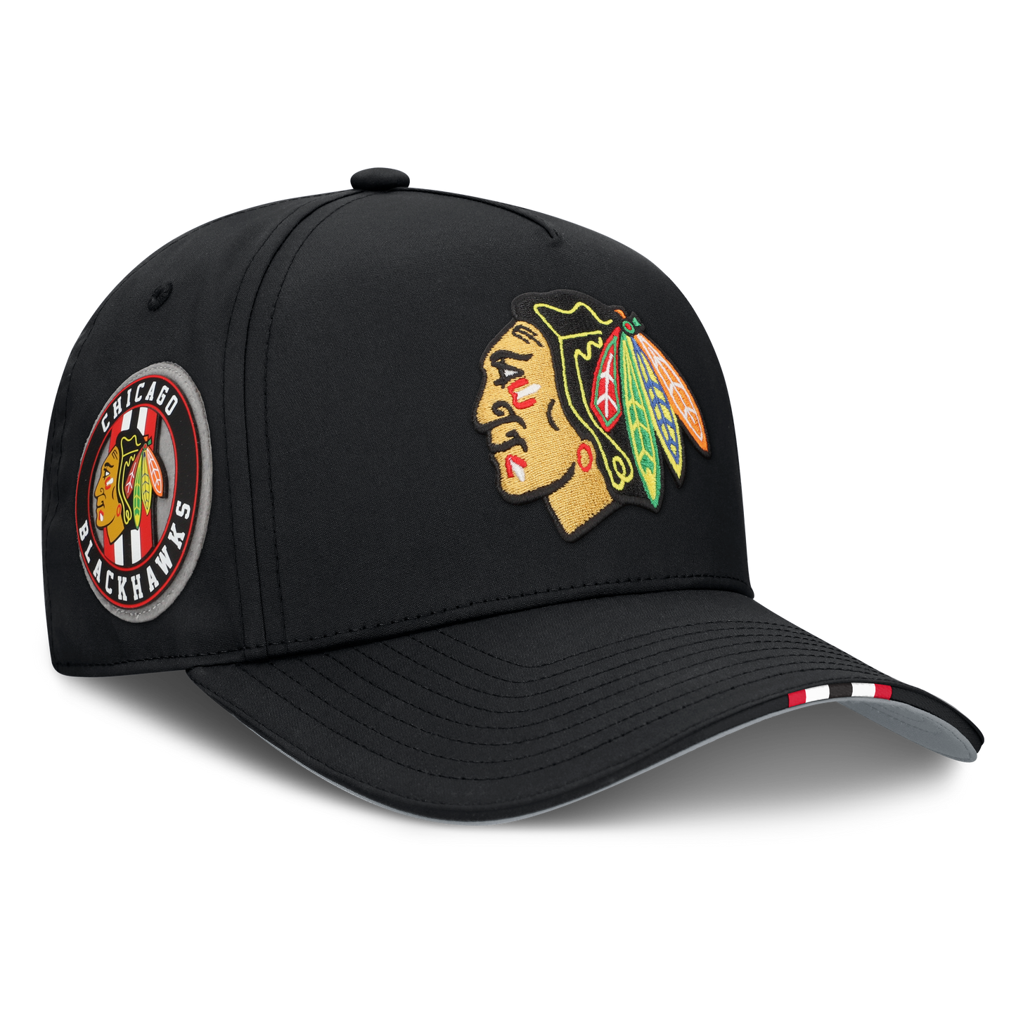 Chicago Blackhawks Fanatics 2025 NHL Draft Authentic Pro On-Stage Podium A-Frame Adjustable Hat