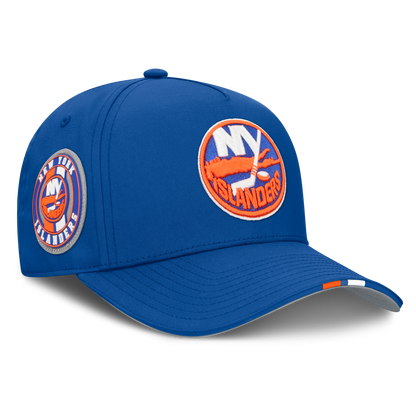 New York Rangers Fanatics 2025 NHL Draft Authentic Pro On-Stage Podium A-Frame Adjustable Hat