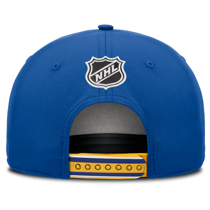Buffalo Sabres Fanatics 2025 NHL Draft Authentic Pro On-Stage Podium A-Frame Adjustable Hat